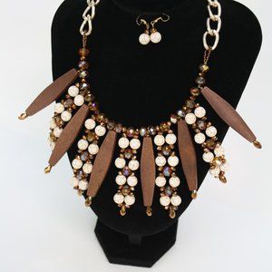 AFRICAN INSPO-BOHO CHIC-STATEMENT NECKLACE